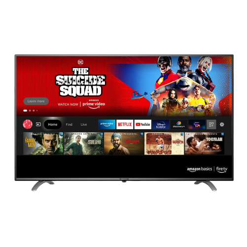 AmazonBasics 127cm (50 inch) 4K Ultra HD Smart LED Fire TV AB50U20PS
