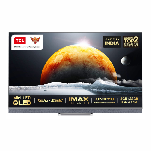 : TCL 138.7 cm (55 inches) 4K Ultra HD Certified Android QLED TV
