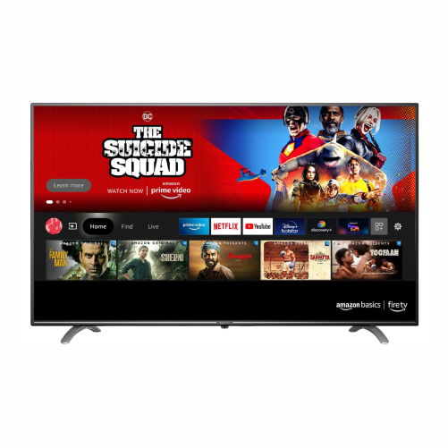 AmazonBasics 139cm (55 inch) 4K Ultra HD Smart LED Fire TV