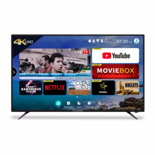 CloudWalker 139 cm (55 inch) Ultra HD (4K) LED Smart TV (CLOUD TV 55SU)