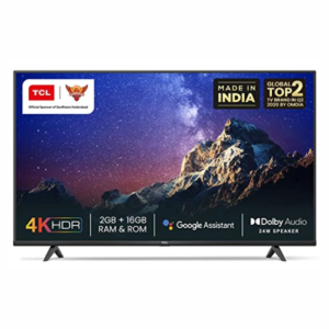 TCL 108 cm (43 inches) 4K Ultra HD Certified Android Smart LED TV